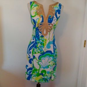 Lilly Pulitzer Size 2 Sleeveless A-lined Dress
